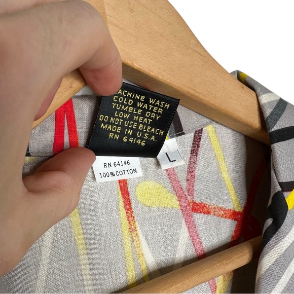 Vintage 80s Breezin Sportswear Camp Shirt - Picture 7 of 7